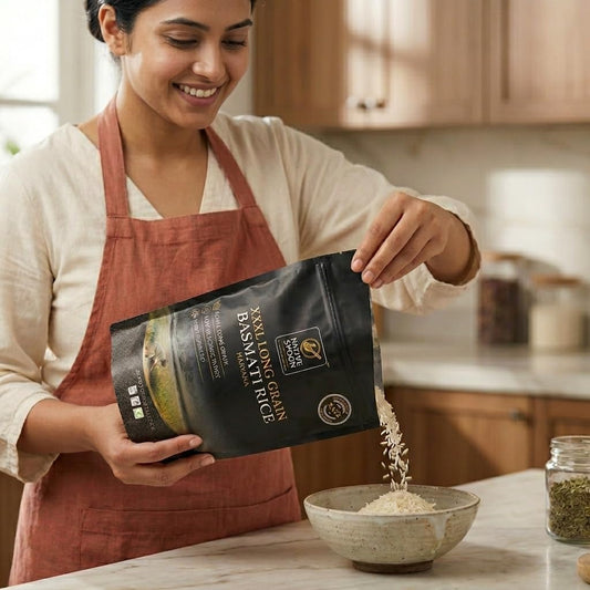 XXXL Long Grain Basmati Rice — Extra-Extra-Long, Aged, Single-Origin