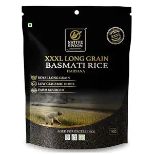 XXXL Long Grain Basmati Rice — Extra-Extra-Long, Aged, Single-Origin